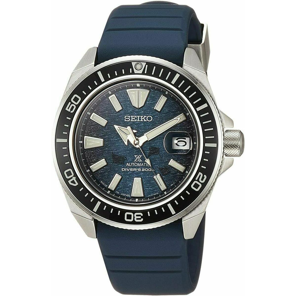 Seiko Men`s Prospex Automatic King Samurai Save The Ocean Watch SRPF79 - 