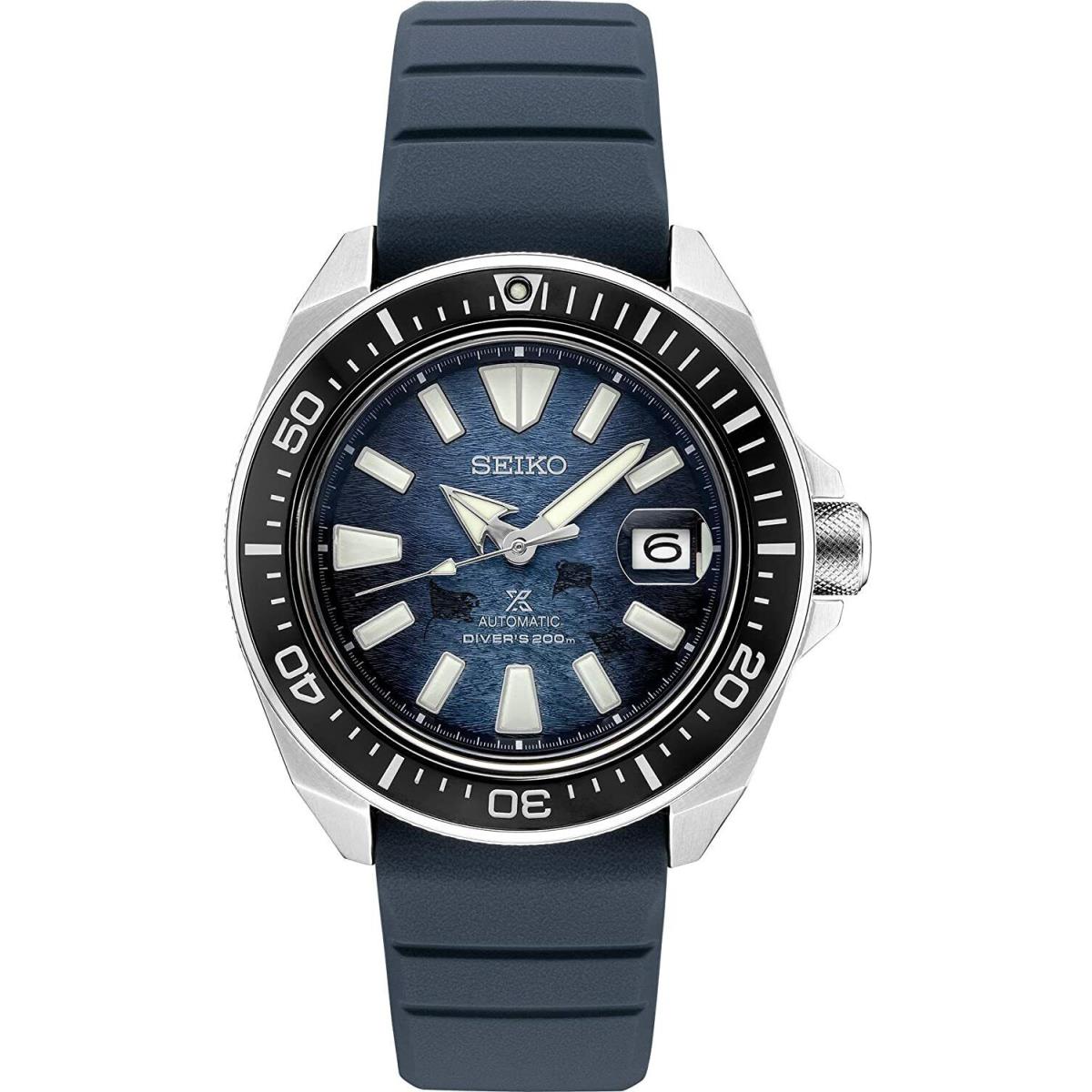 Seiko Prospex Automatic Diver s Blue Silicone Strap Men s Watch SRPF79 - Dial: Blue, Band: Blue