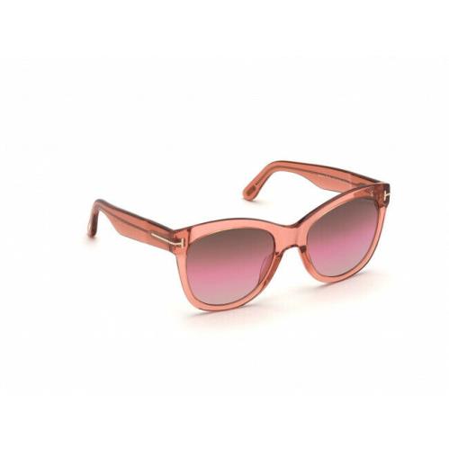 Tom Ford Wallace FT0870 74F Transparent Coral/gradient Pink 54 mm TF 870