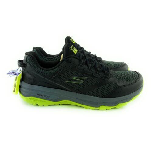 Skechers Performance Men`s Go Run Trail Altitude Black Lime Shoes Sizes 9.5 - 14