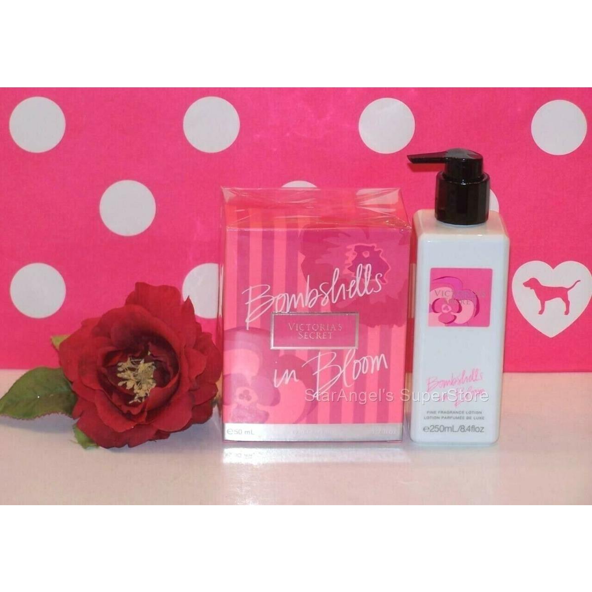 Victoria`s Secret Bombshells In Bloom Perfume Parfum Lotion Edp 1.7 oz