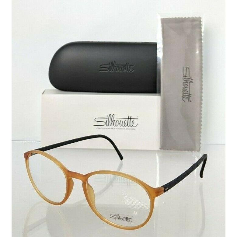 New Silhouette Eyeglass Frames The Wave 5567 LV 9040 Black Buffalo Titanium  51mm