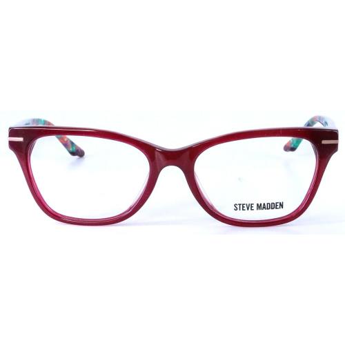 Steve Madden Kimmie Plum Cat Eye Womens Full Rim Eyeglasses Frame 51-17-135