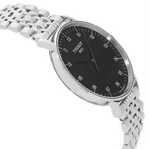 Tissot watch Everytime - Rhodium Dial, Gray Band, Silver Bezel 2