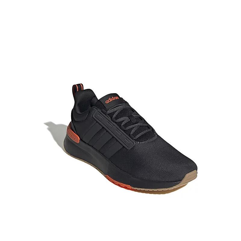 Adidas Racer TR21 Cloud Foam Men`s Athletic Running Low Top Shoes Sneakers Black/Orange