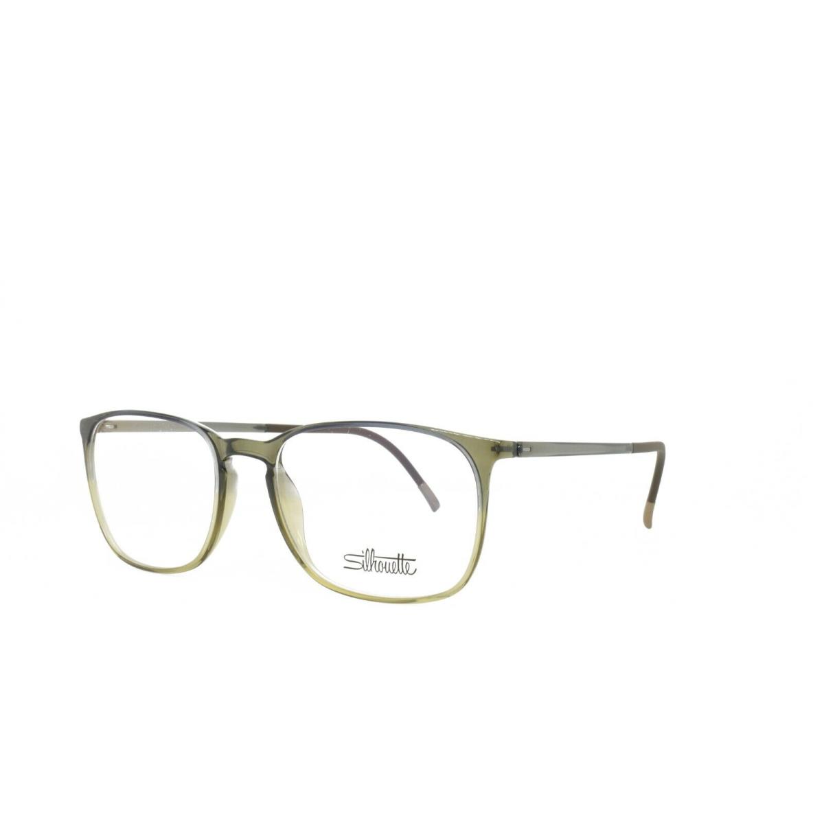 Silhouette Spx Illusion 2911 75 5510 Eyeglasses 55-18-145 Olive