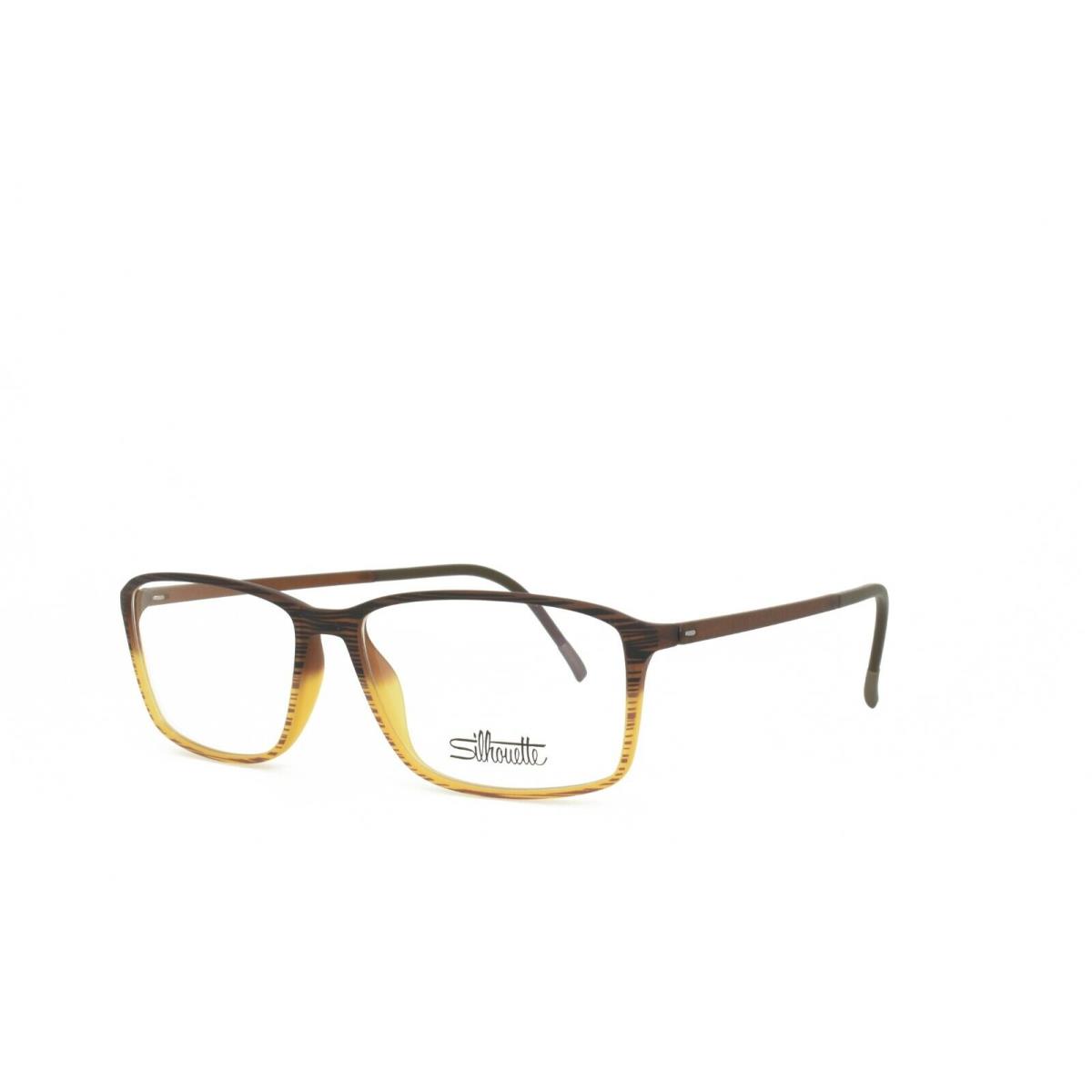 Silhouette Spx Illusion 2893 10 6057 Eyeglasses 54-14-140 Brown-yellow