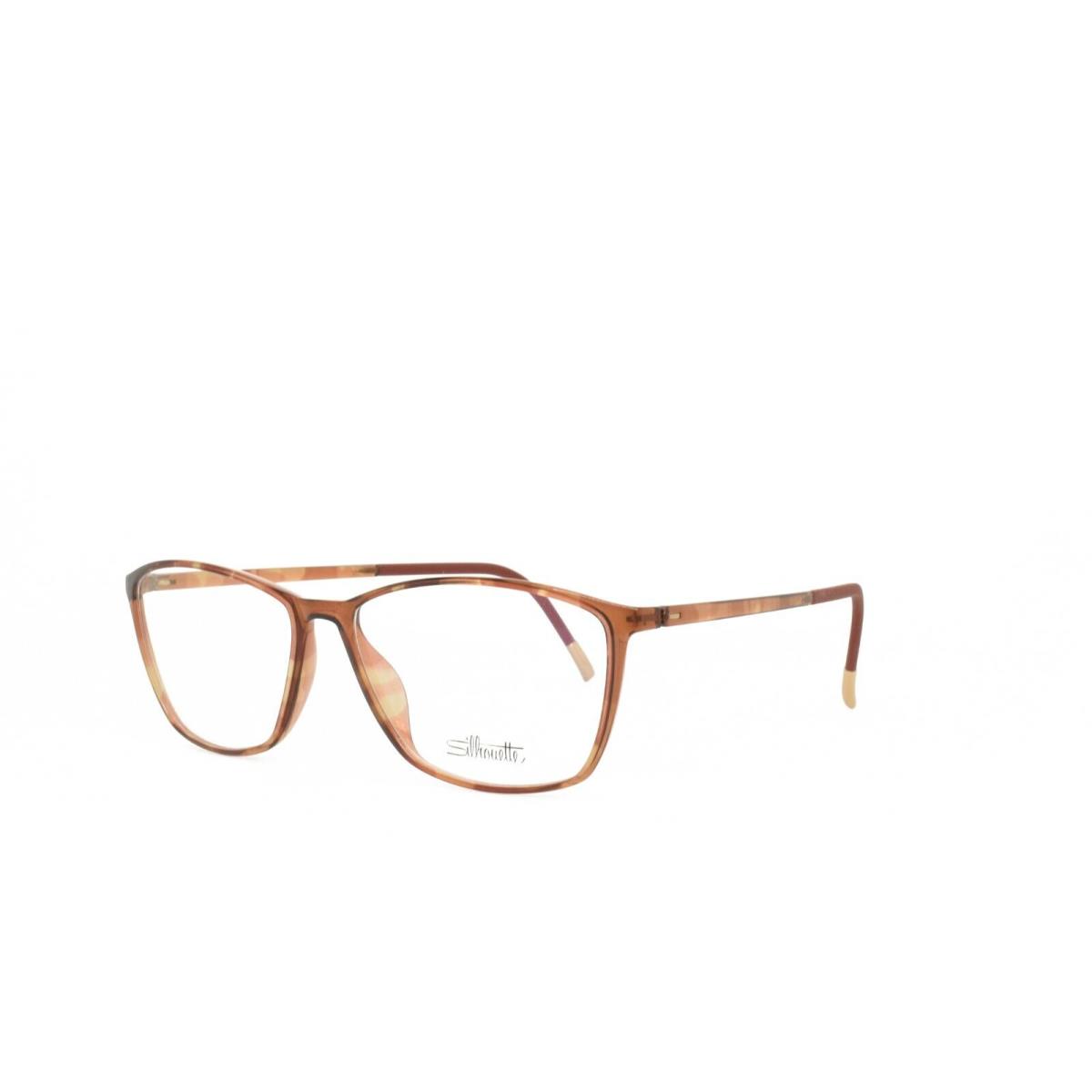 Silhouette Spx Illusion 1560 20 6111 Eyeglasses Frame 54-14-135 Brown