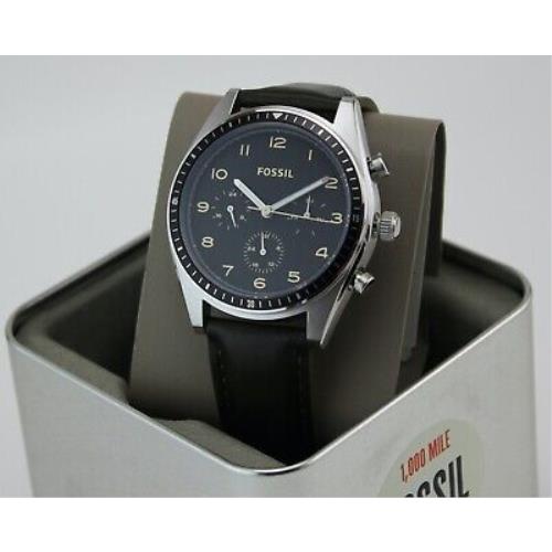 Fossil Wilkin Black Silver Olive Multifunction Men`s BQ2614 Watch