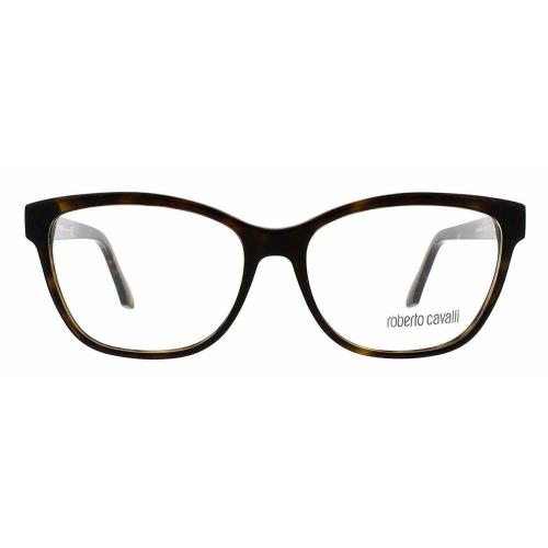 Roberto Cavalli Sirrah RC970 A52 Tortoise Plastic Eyeglasses 55-15-140 RC0970 RX - Black, Frame: Tortoise, Lens: Clear