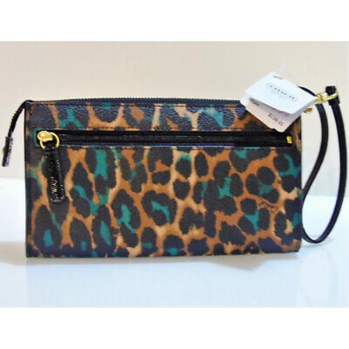 coach ocelot wristlet