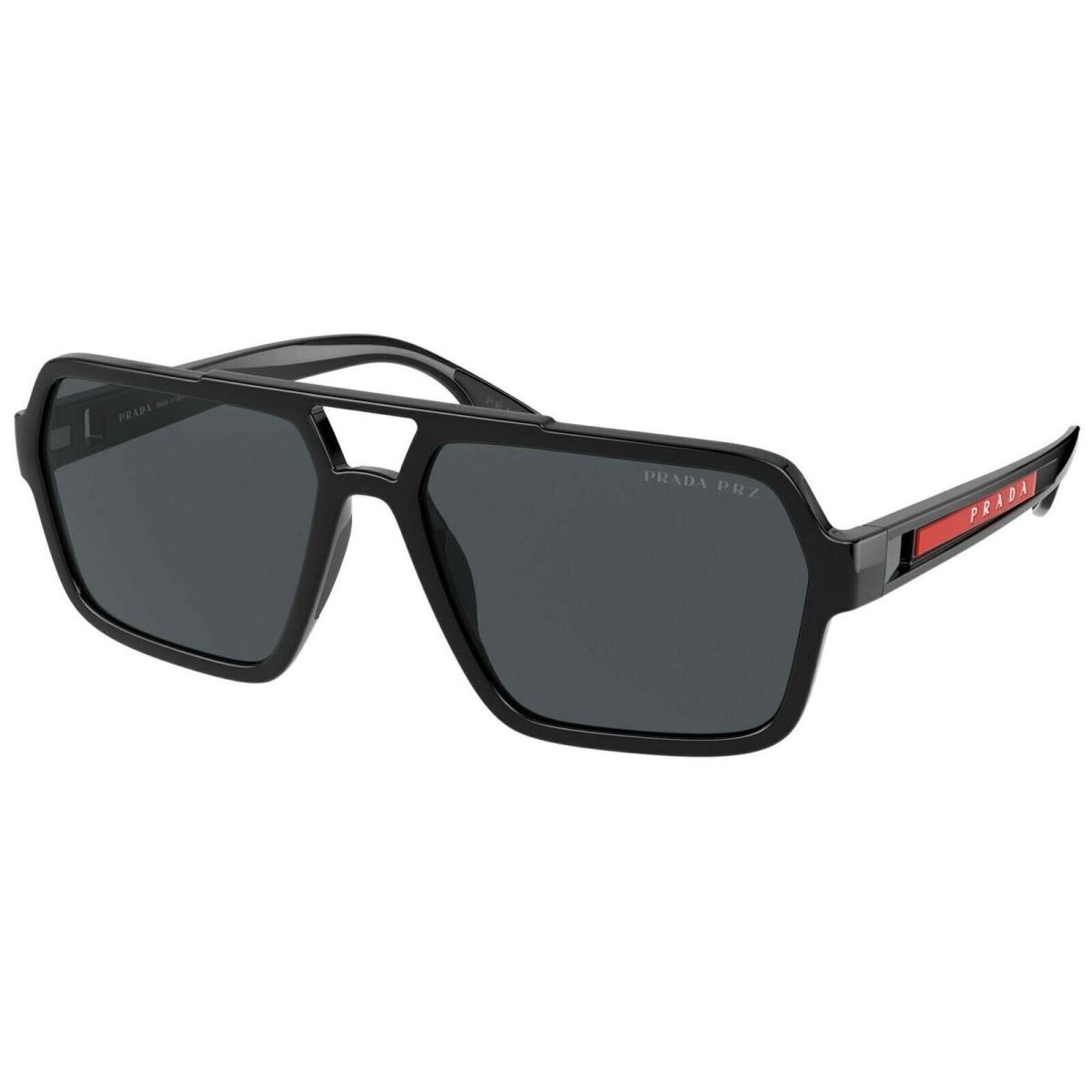 Prada Linea Rossa SPS01X Black/grey 59/16/145 Men`s Polarized Sunglasses