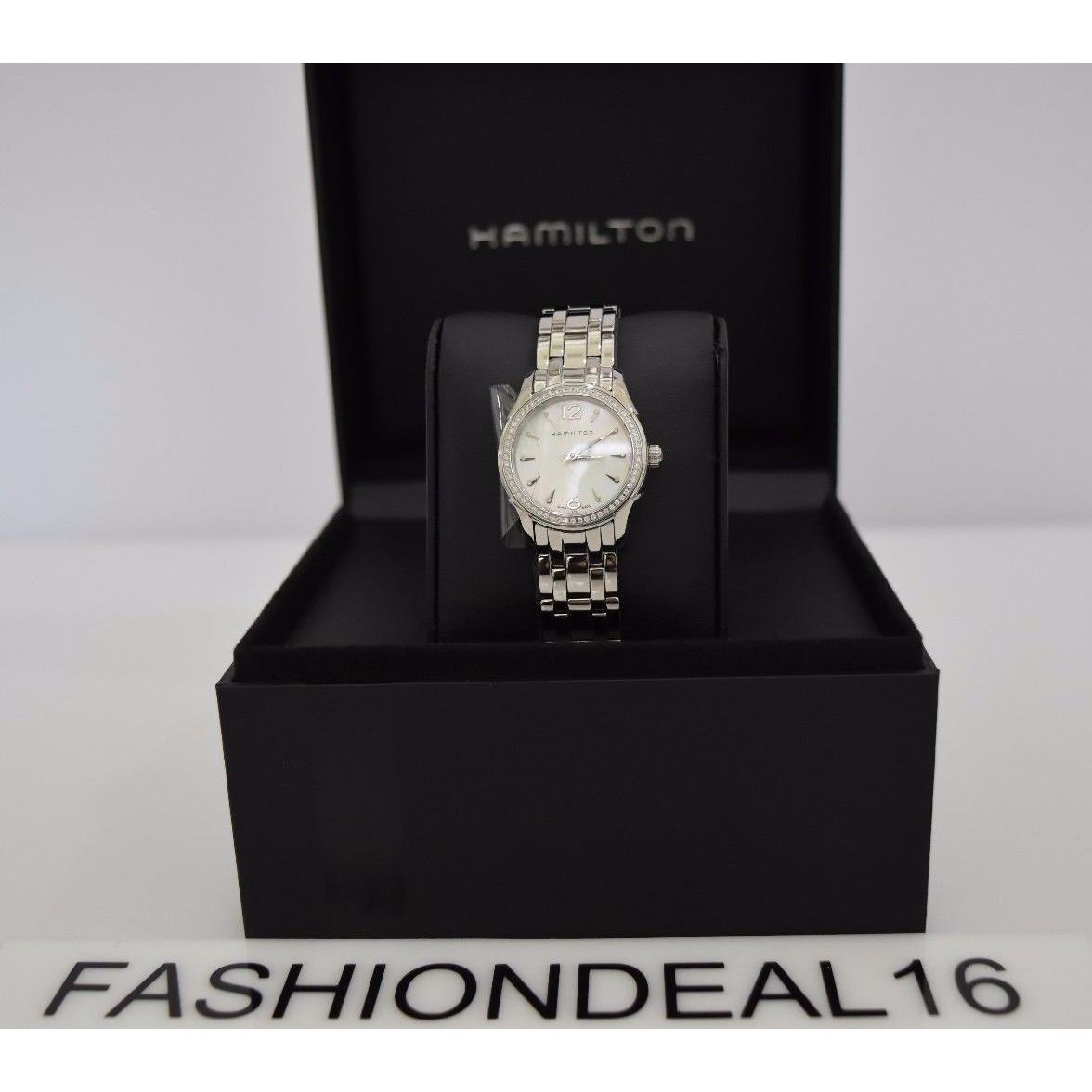 Hamilton Women`s Jazzmaster Mop SS Diamond H32281197 28mm Watch