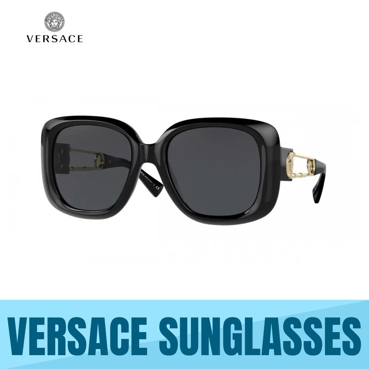 Versace VE4411 GB1/87 54mm Black / Dark Grey Lens Sunglasses