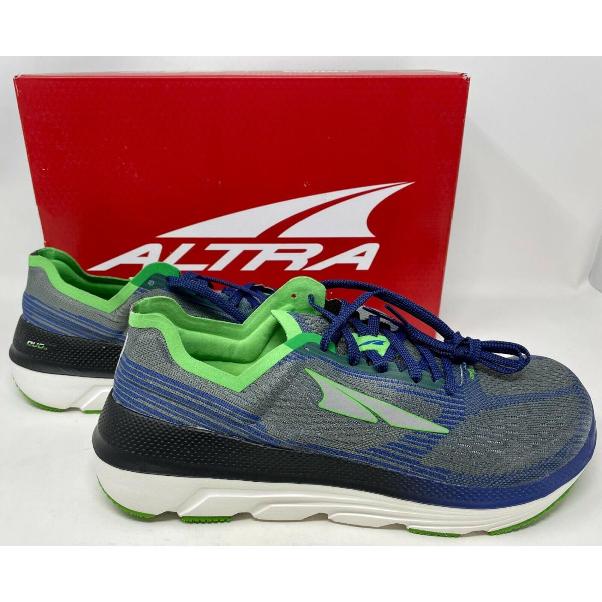 Altra Duo 1.5 Blue Green US Men`s Size 9.5 Trail Road Hybrid Running Shoes
