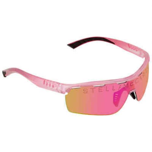 Stella Mccartney Pink Shield Ladies Sunglasses SC0152S 012 99 SC0152S 012 99