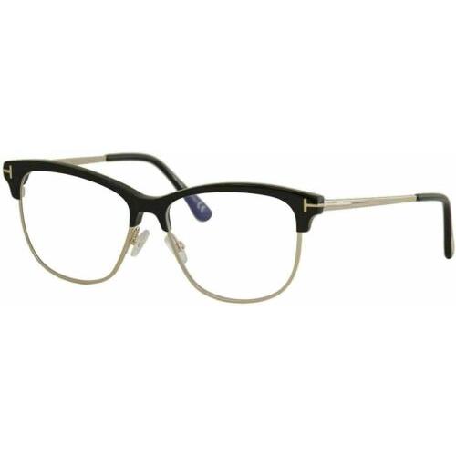 Tom Ford Eyeglasses FT TF 5546 001 54mm Black Gold Frame Optical Frame