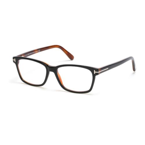 Tom Ford FT 5713-B 005 Matte Black/ Blue Block Women`s Eyeglasses