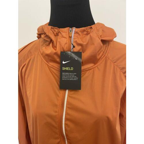 nike orange rain jacket