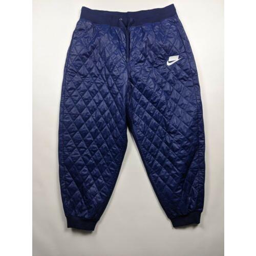 nike quilted joggers