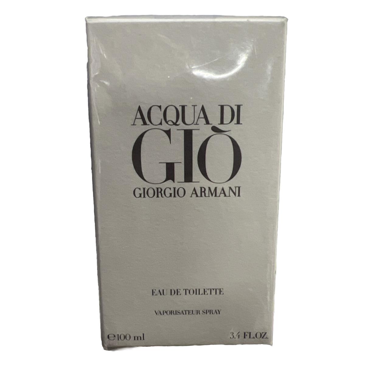 Acqua Di Gio by Giorgio Armani 3.4 oz Edt Cologne For Men