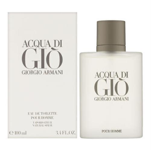 Acqua di Gio by Giorgio Armani For Men 3.4 oz Eau de Toilette Spray