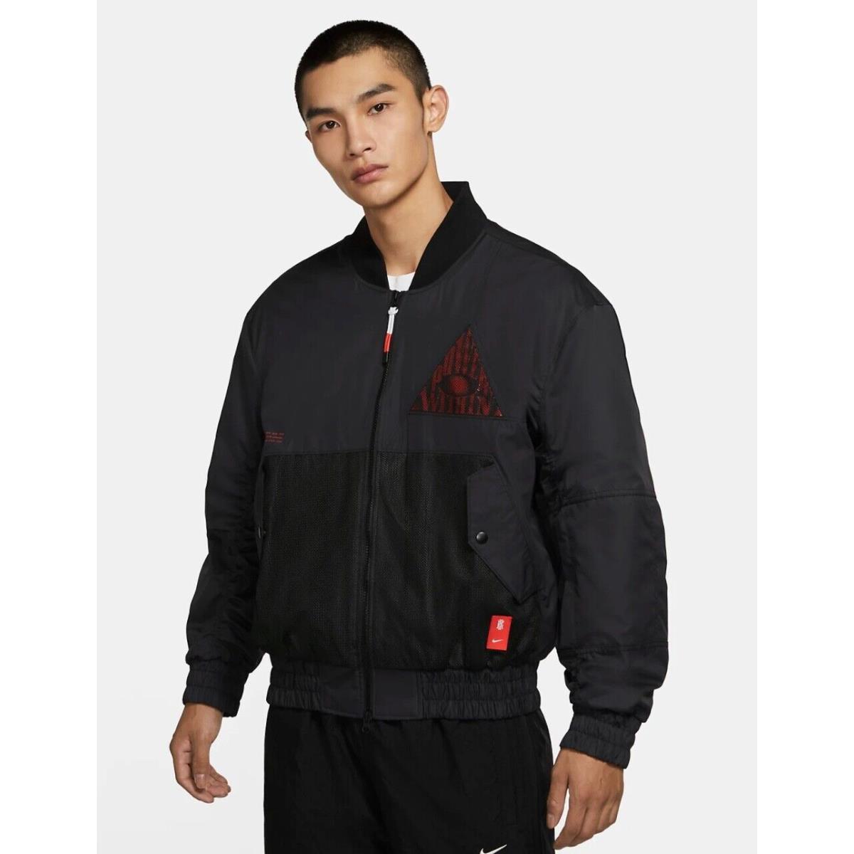 Nike Kyrie Protect Jacket Men s CK6670 010 Sample Black Size Large