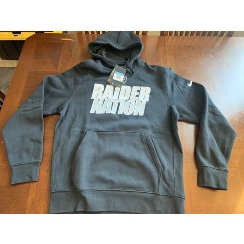 Nike Las Vegas Raiders Raider Nation Hoodie Sweater Size Medium