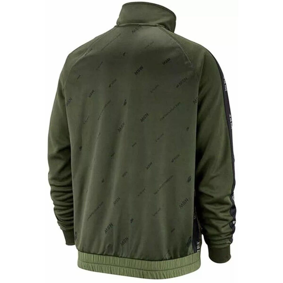 Nike Sportswear Nsw Track Jacket Mens Sz Small BV4603-355 Green Black