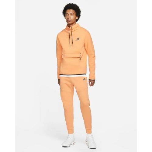 nike tech fleece orange frost