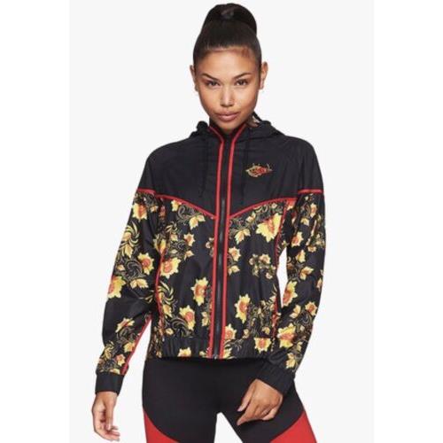 Nike Sportswear Nsw Floral Windrunner Printed Jacket 922188 010 sz M
