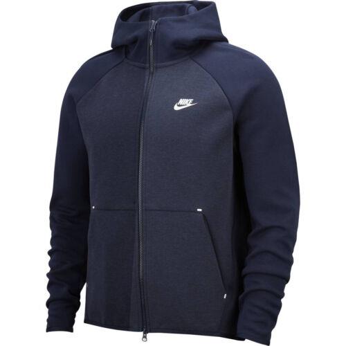 Nike Tech Fleece Hoodie Jacket Mens Size XL Obsidian Blue Full Zip 928483-473