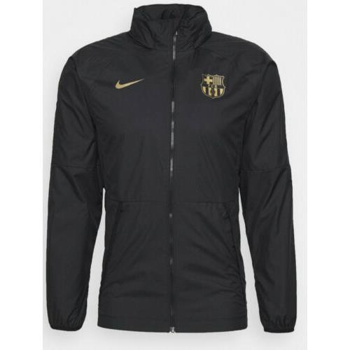 black and gold nike coat