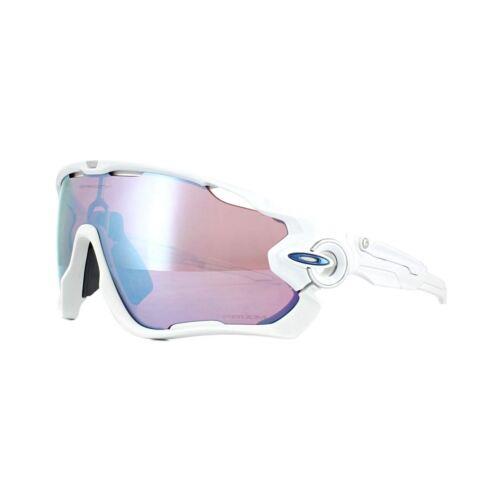 OO9290-21 Mens Oakley Jawbreaker Sunglasses - Frame: White, Lens: Blue