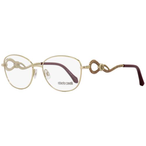 Roberto Cavalli RC5004 Altopascio A28 Light Gold/burgundy Eyeglasses 54-16-140