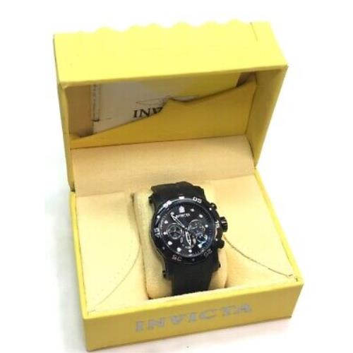 Men s Invicta 48mm Stainless Steel Chronograph Black Tone Watch 2365 NJL020810