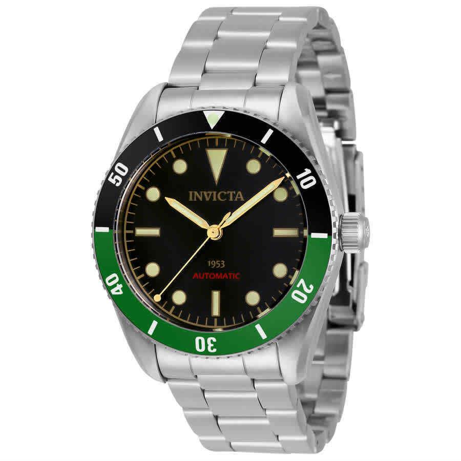 Invicta Pro Diver Automatic Black Dial Sprite Bezel Men`s Watch 34335