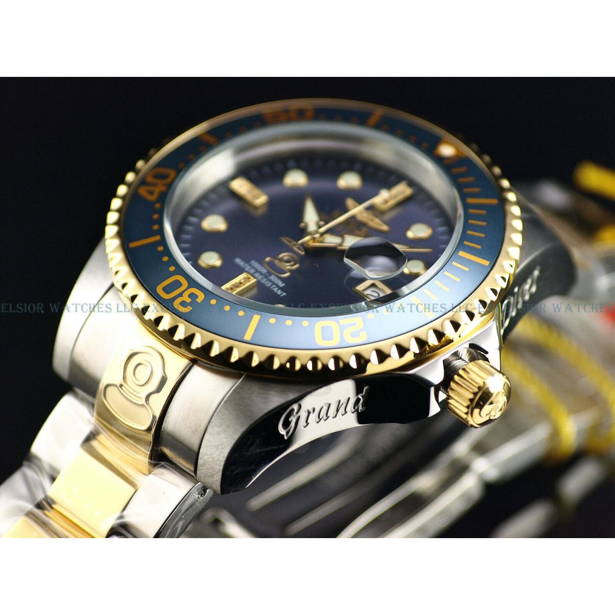 Invicta Men`s 300M Diamond Grand Diver Automatic Ltd.ed. Gray Dial TT Watch
