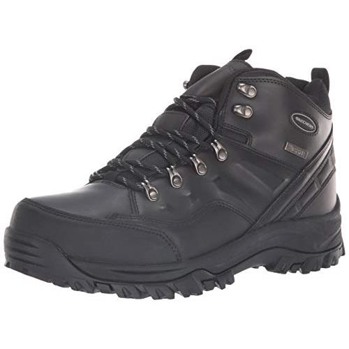 skechers black relment pelmo waterproof boots