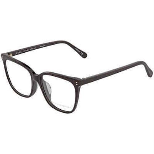 Stella Mccartney Clear Demo Lens Oversized Ladies Eyeglasses SC0144OA 001 55