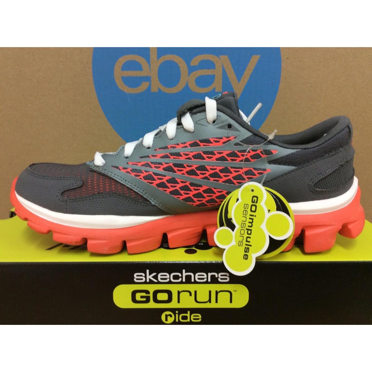 Skechers shoes Run Ride - Charcoal Coral 4