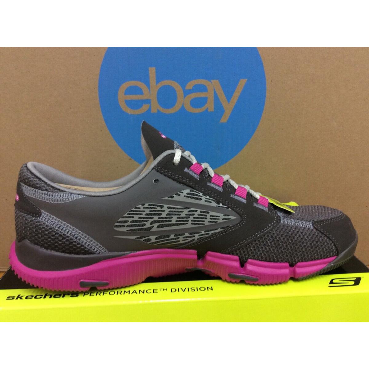 Skechers shoes Bionic Ride - Charcoal Hot Pink 8