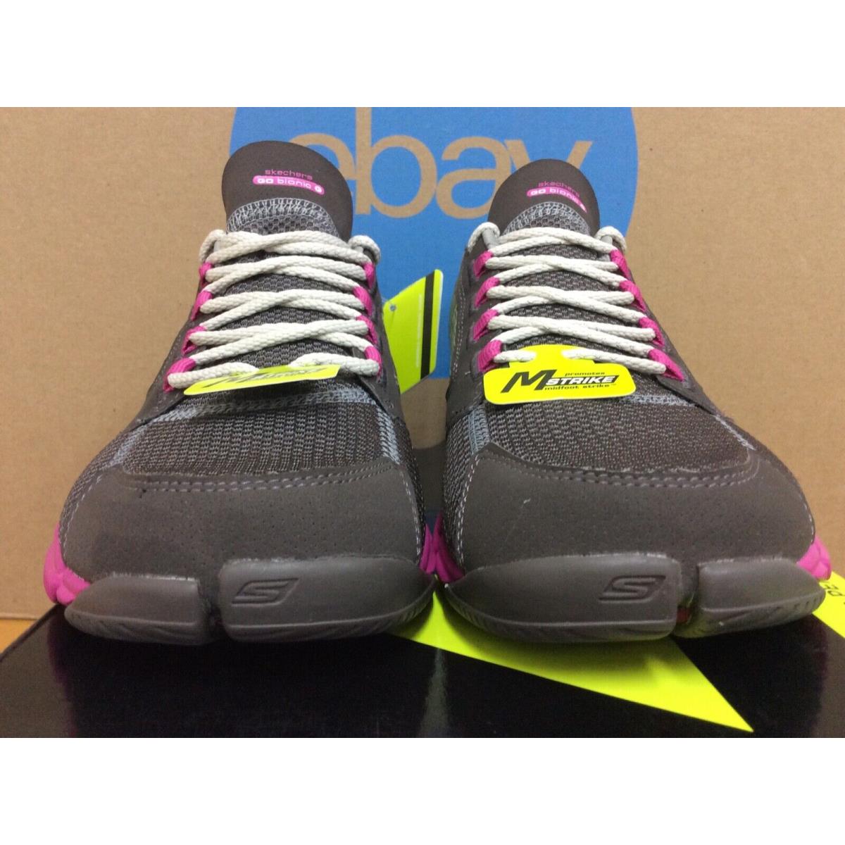 Skechers shoes Bionic Ride - Charcoal Hot Pink 1