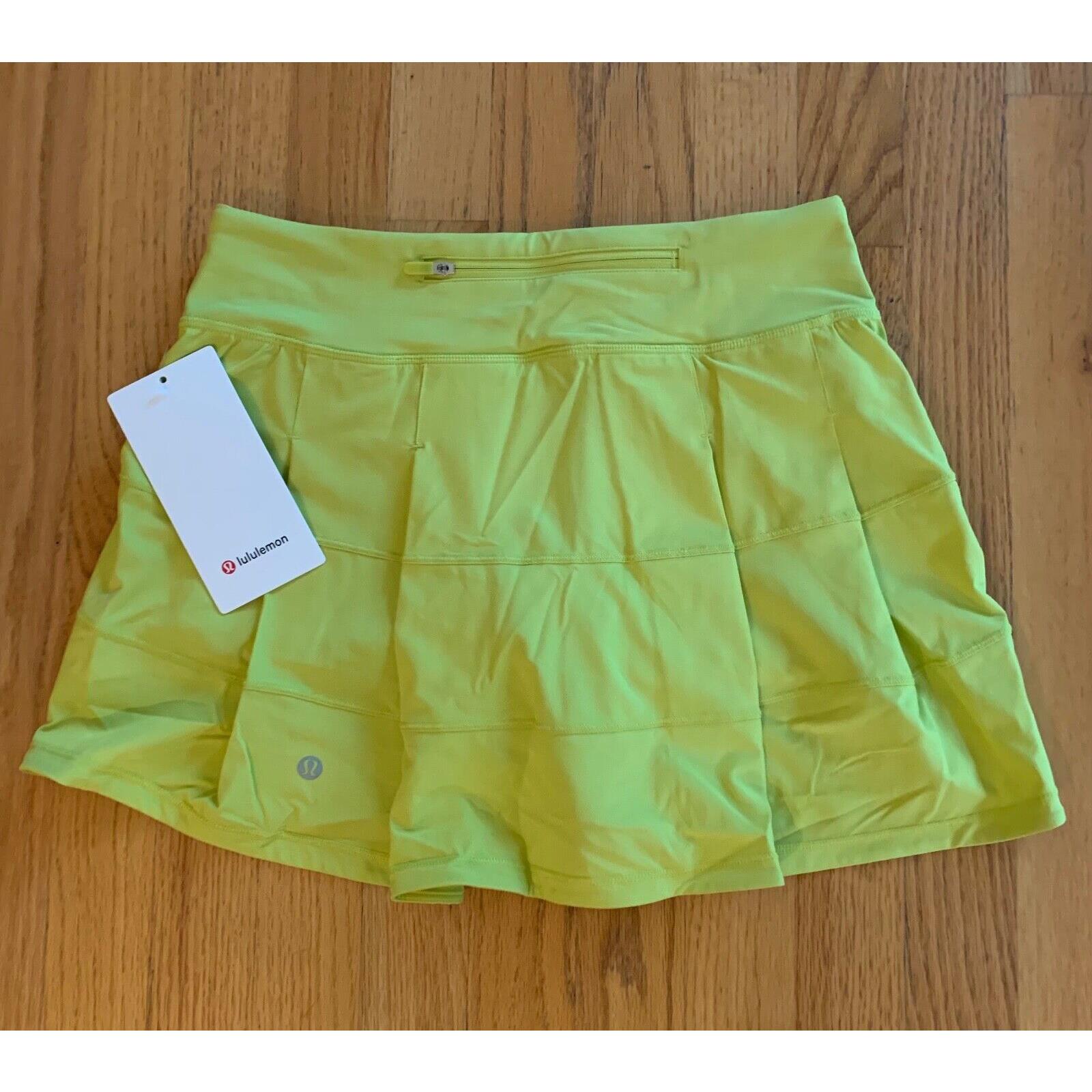 yellow lululemon skirt