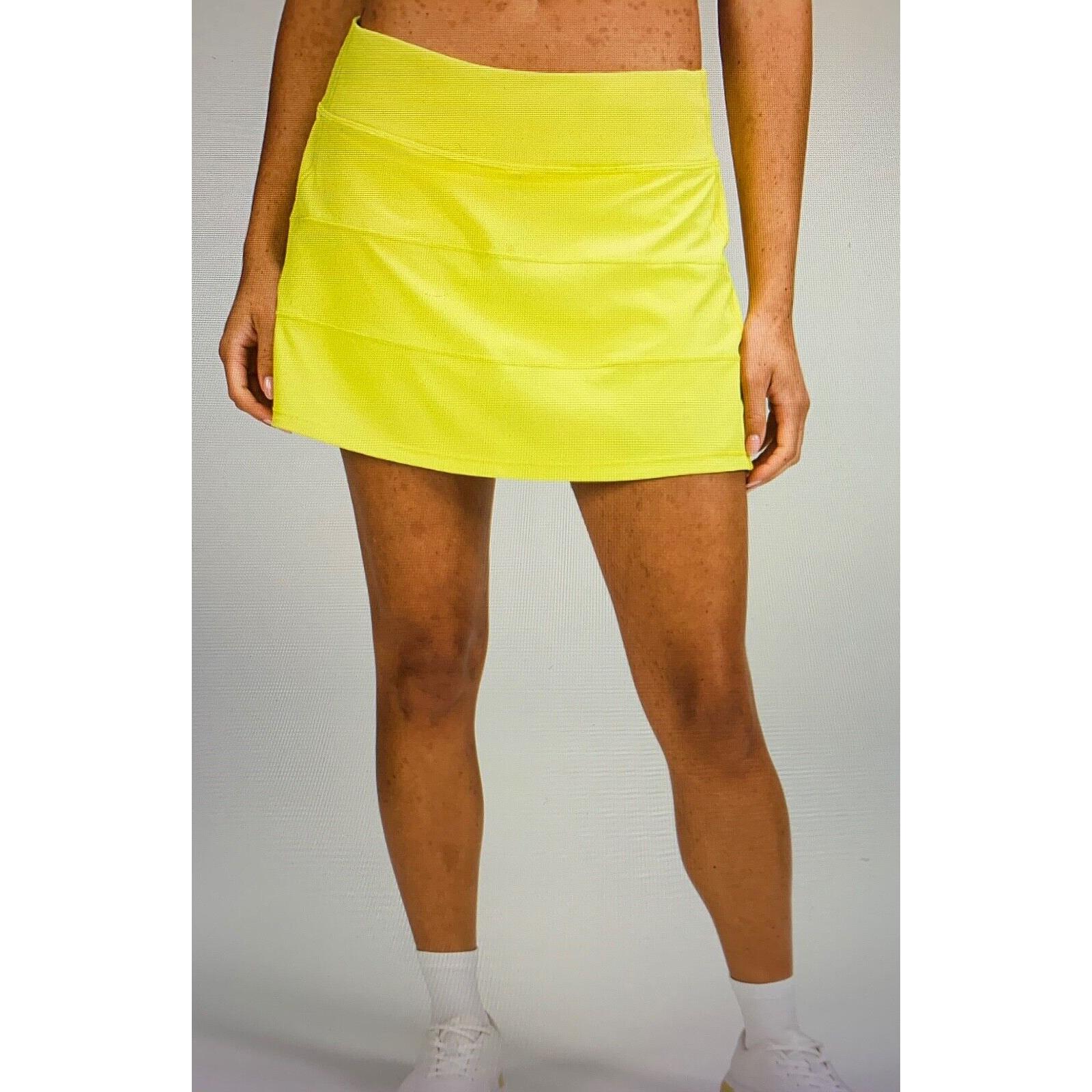 yellow lululemon skirt