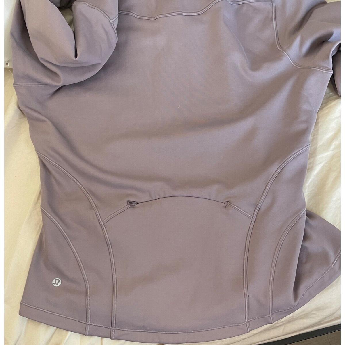 Lululemon Flash Forward Full Zip Violet Verbena Wind Resistant Front Panel