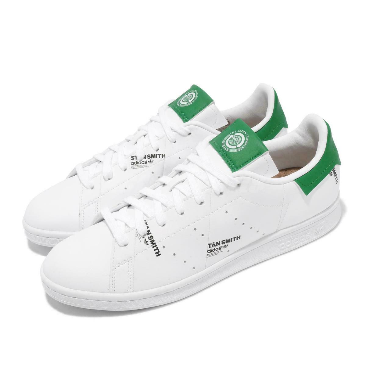Mens Adidas X Classic Stan Smith Future White Green Casual Fashion Athletic Shoe