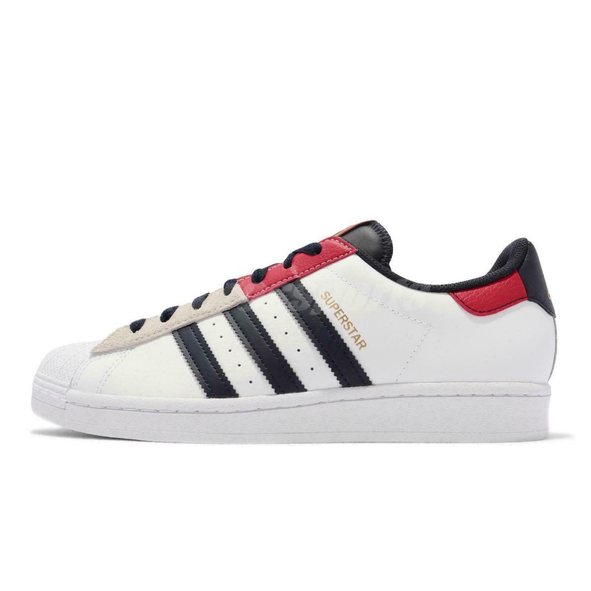 H05250 Adidas Superstar Men Casual Shoe Legend Ink/red/white