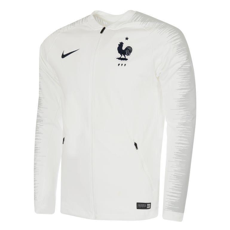 Nike France 2018 Anthem Jacket World Cup Training Sz M White-blue 893590-102