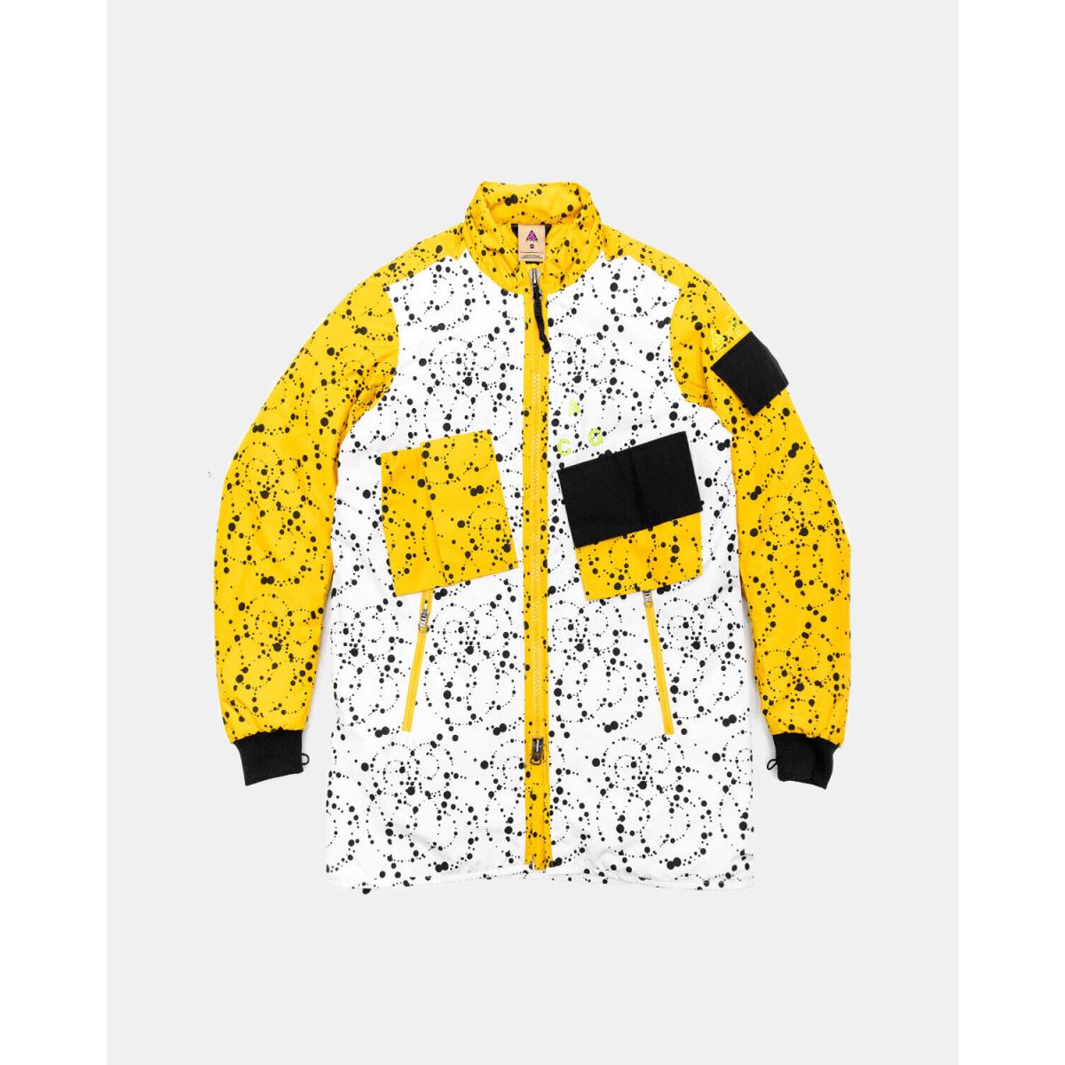 Nikelab Acg Insulated Jacket Multi Size White/yellow Ochre AQ3531-100 Men`s